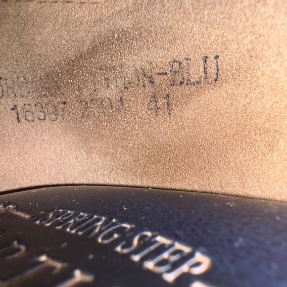 Spring Step Women's L'Artiste-Burbank Python Blu Sz 9.5-10 Slip on Clogs - Picture 11 of 11